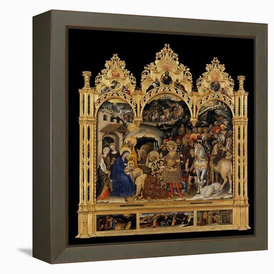 Adoration of the Magi by Gentile Da Fabriano-Gentile da Fabriano-Framed Premier Image Canvas