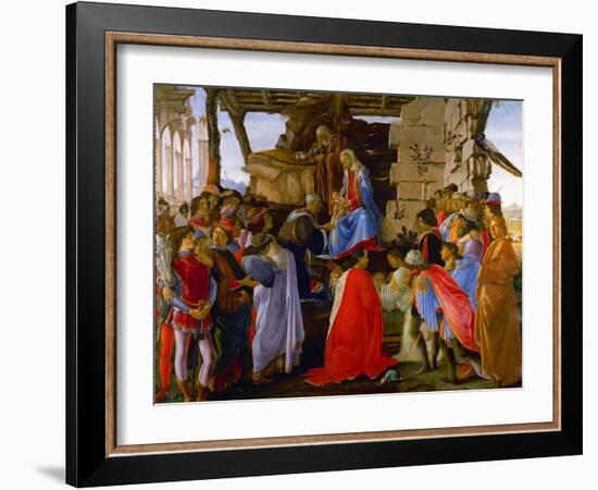 Adoration of the Magi, c.1473.-Sandro Botticelli-Framed Giclee Print