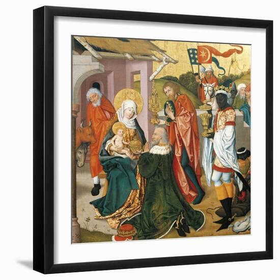 Adoration of the Magi, C.1475-Martin Schongauer-Framed Giclee Print