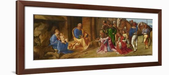 Adoration of the Magi, C.1490-Giorgione-Framed Giclee Print