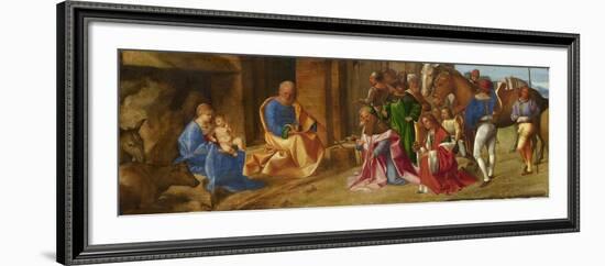 Adoration of the Magi, C.1490-Giorgione-Framed Giclee Print