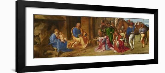 Adoration of the Magi, C.1490-Giorgione-Framed Giclee Print