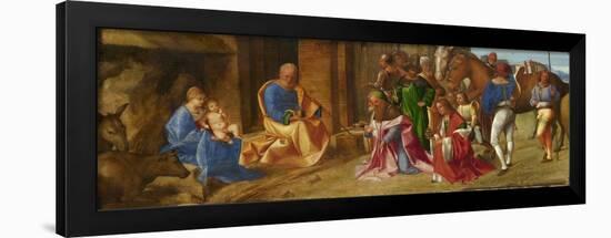 Adoration of the Magi, C.1490-Giorgione-Framed Giclee Print