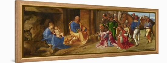 Adoration of the Magi, C.1490-Giorgione-Framed Premier Image Canvas