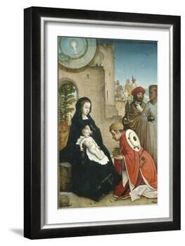 Adoration of the Magi, c.1508-19-Juan de Flandes-Framed Giclee Print