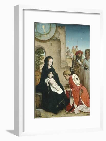 Adoration of the Magi, c.1508-19-Juan de Flandes-Framed Giclee Print