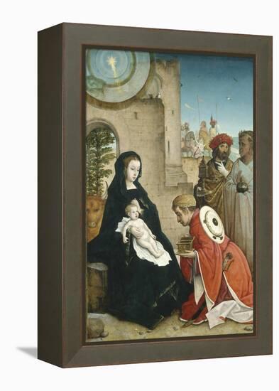 Adoration of the Magi, c.1508-19-Juan de Flandes-Framed Premier Image Canvas