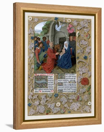 Adoration of the Magi, C1490-1497-null-Framed Premier Image Canvas