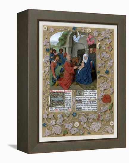 Adoration of the Magi, C1490-1497-null-Framed Premier Image Canvas
