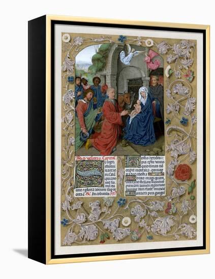 Adoration of the Magi, C1490-1497-null-Framed Premier Image Canvas