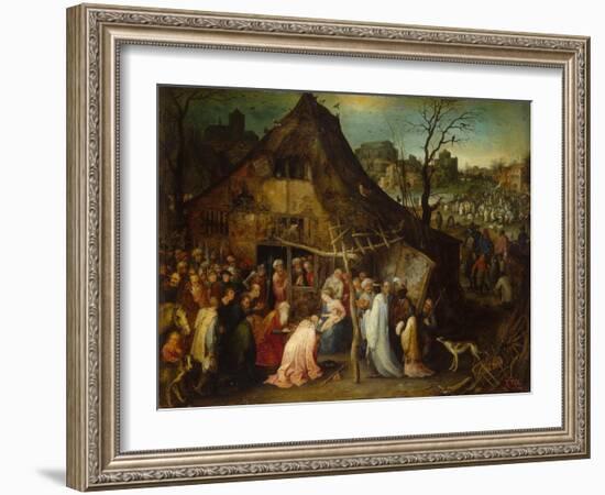 Adoration of the Magi, C1600-Jan Brueghel the Elder-Framed Giclee Print