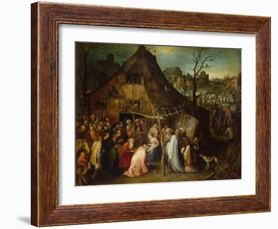 Adoration of the Magi, C1600-Jan Brueghel the Elder-Framed Giclee Print