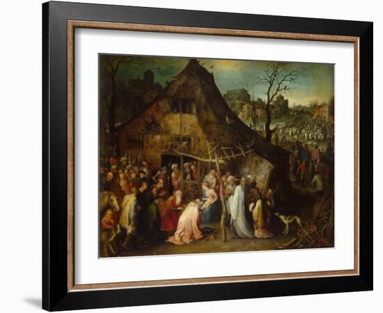 Adoration of the Magi, C1600-Jan Brueghel the Elder-Framed Giclee Print