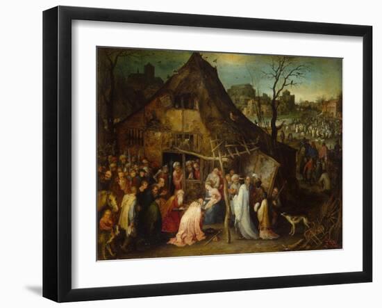 Adoration of the Magi, C1600-Jan Brueghel the Elder-Framed Giclee Print