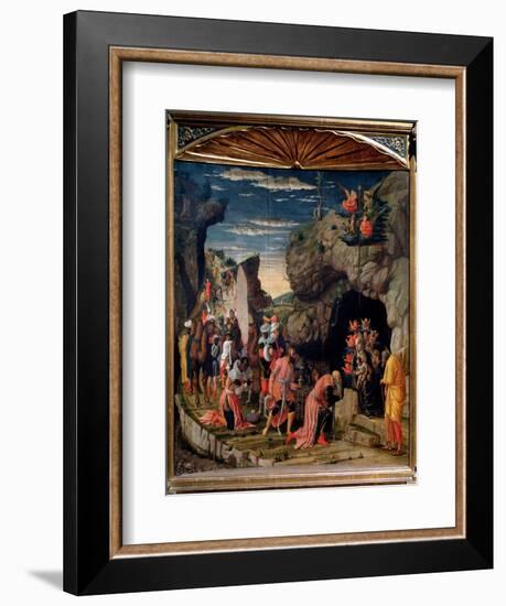 Adoration of the Magi - Central Panel, C. 1462-Andrea Mantegna-Framed Giclee Print