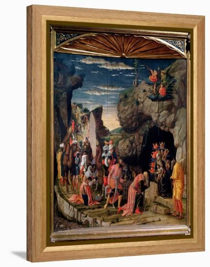 Adoration of the Magi - Central Panel, C. 1462-Andrea Mantegna-Framed Premier Image Canvas