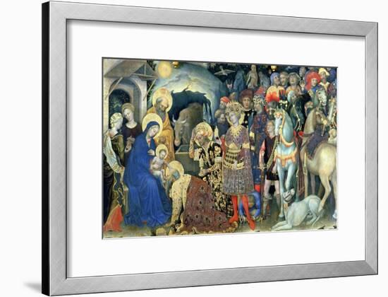 Adoration of the Magi (Detail)-Gentile Da Fabriano-Framed Giclee Print