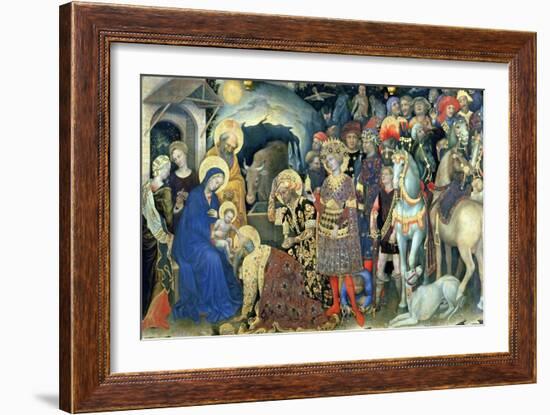 Adoration of the Magi (Detail)-Gentile Da Fabriano-Framed Giclee Print