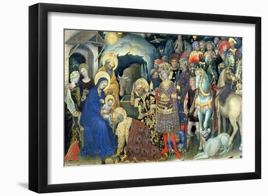 Adoration of the Magi (Detail)-Gentile Da Fabriano-Framed Giclee Print