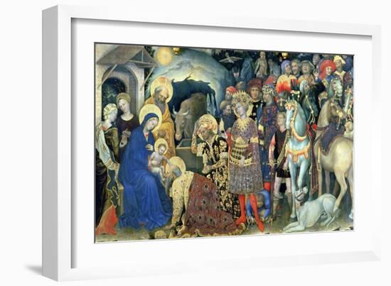 Adoration of the Magi (Detail)-Gentile Da Fabriano-Framed Giclee Print