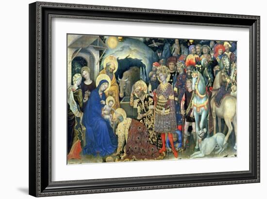 Adoration of the Magi (Detail)-Gentile Da Fabriano-Framed Giclee Print