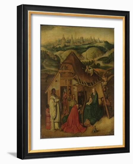 Adoration of the Magi, early 17th century-Hieronymus Bosch-Framed Giclee Print