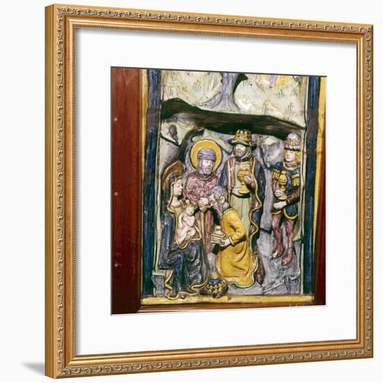 Adoration of the Magi, Faenza, Italy, c1490-Unknown-Framed Giclee Print