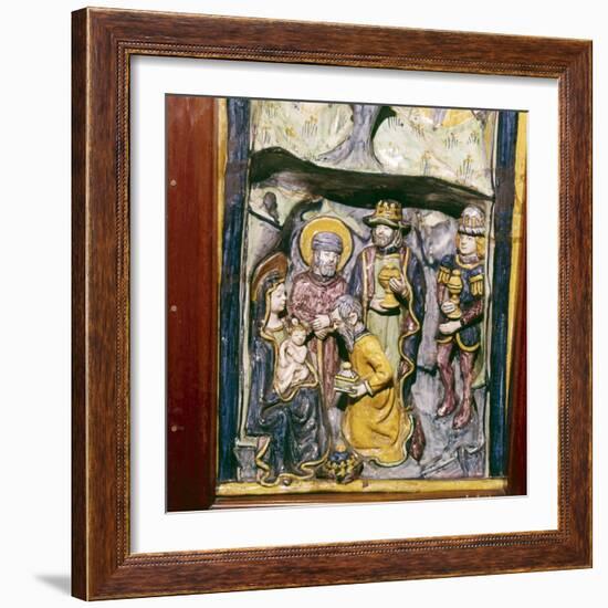 Adoration of the Magi, Faenza, Italy, c1490-Unknown-Framed Giclee Print