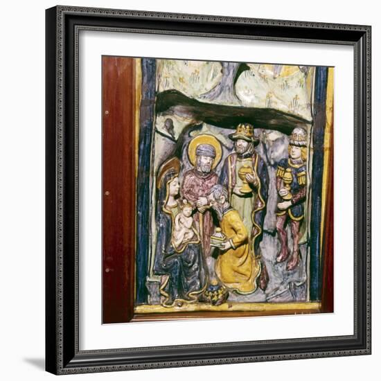 Adoration of the Magi, Faenza, Italy, c1490-Unknown-Framed Giclee Print