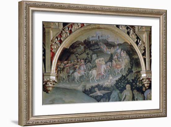 Adoration of the Magi (The Strozzi Altarpiec), (Detai1), 1423-Gentile da Fabriano-Framed Photographic Print