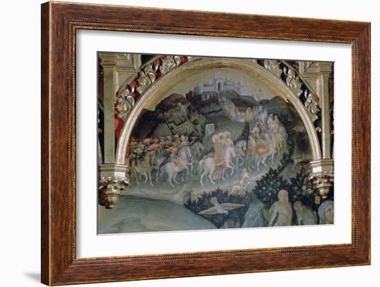 Adoration of the Magi (The Strozzi Altarpiec), (Detai1), 1423-Gentile da Fabriano-Framed Photographic Print