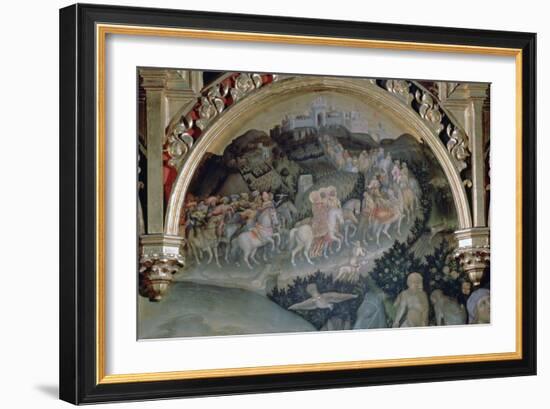 Adoration of the Magi (The Strozzi Altarpiec), (Detai1), 1423-Gentile da Fabriano-Framed Photographic Print