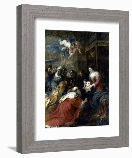 Adoration Of The Magi-Peter Paul Rubens-Framed Giclee Print