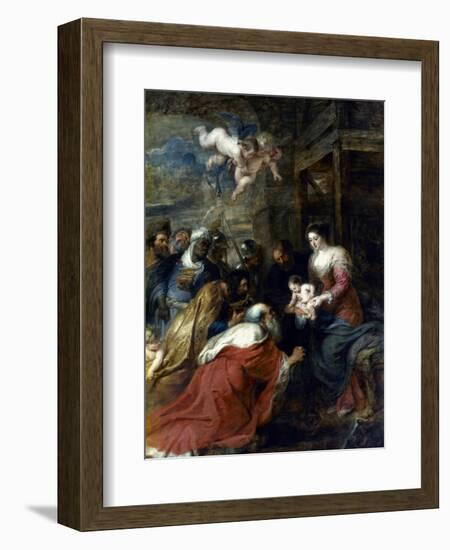 Adoration Of The Magi-Peter Paul Rubens-Framed Giclee Print