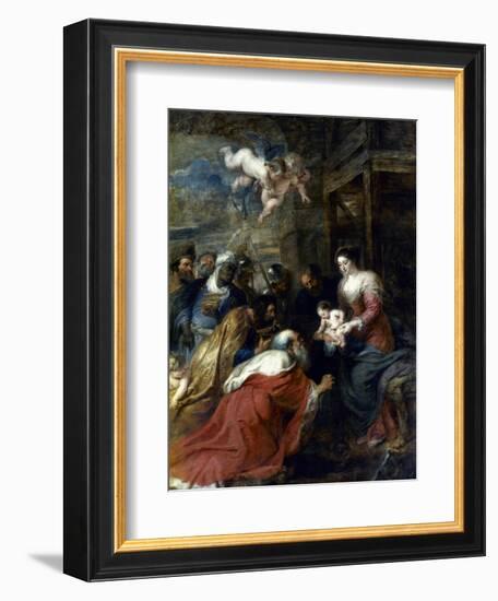 Adoration Of The Magi-Peter Paul Rubens-Framed Giclee Print