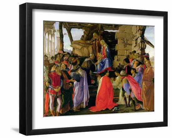 Adoration of the Magi-Sandro Botticelli-Framed Giclee Print