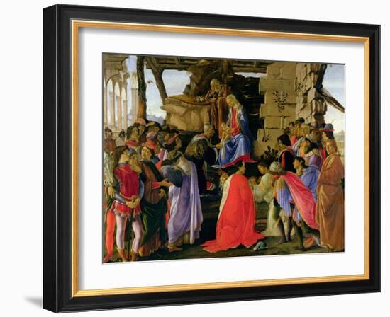 Adoration of the Magi-Sandro Botticelli-Framed Giclee Print