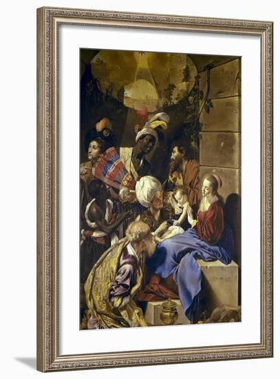 Adoration of the Magi-Juan Bautista Maino-Framed Art Print