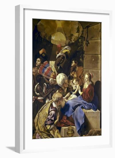 Adoration of the Magi-Juan Bautista Maino-Framed Art Print