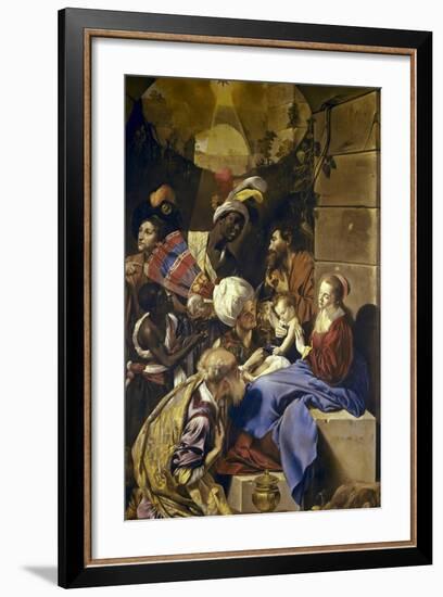 Adoration of the Magi-Juan Bautista Maino-Framed Art Print