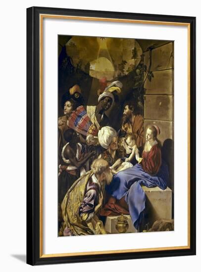 Adoration of the Magi-Juan Bautista Maino-Framed Art Print