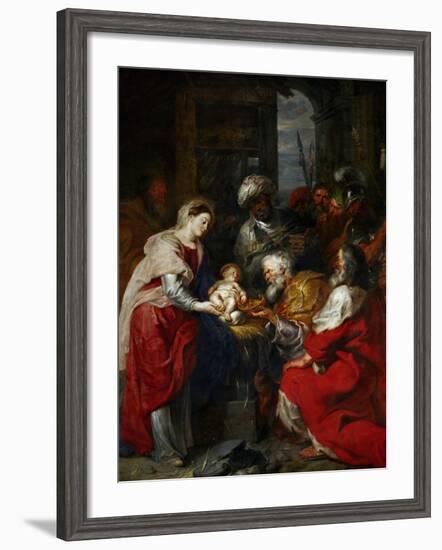 Adoration of the Magi-Peter Paul Rubens-Framed Giclee Print