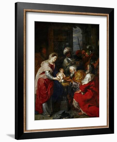 Adoration of the Magi-Peter Paul Rubens-Framed Giclee Print