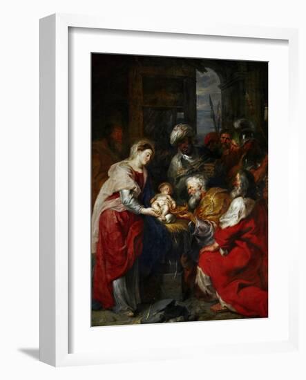 Adoration of the Magi-Peter Paul Rubens-Framed Giclee Print