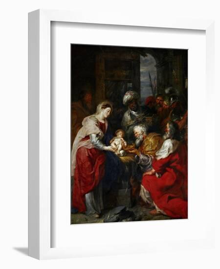 Adoration of the Magi-Peter Paul Rubens-Framed Giclee Print