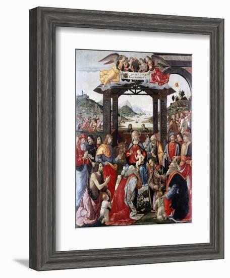 Adoration of the Magi-Domenico Ghirlandaio-Framed Giclee Print