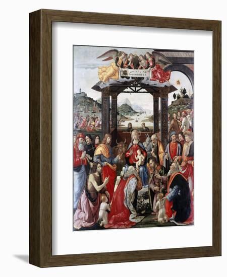 Adoration of the Magi-Domenico Ghirlandaio-Framed Giclee Print