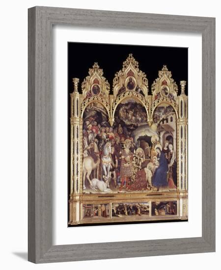 Adoration Of The Magi-Gentile Da Fabriano-Framed Giclee Print