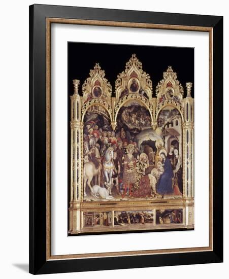 Adoration Of The Magi-Gentile Da Fabriano-Framed Giclee Print