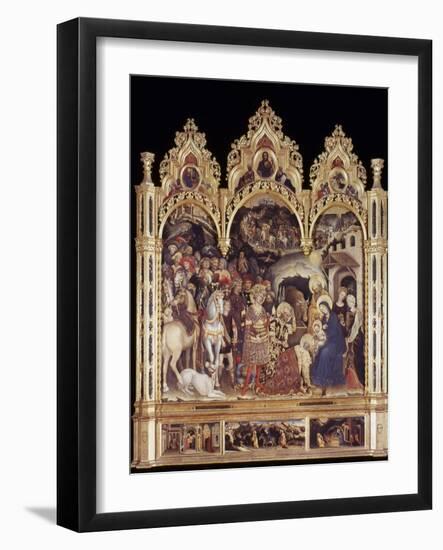 Adoration Of The Magi-Gentile Da Fabriano-Framed Giclee Print